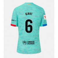 Pánský Fotbalový dres Barcelona Paez Gavi #6 2023-24 Třetí Krátký Rukáv